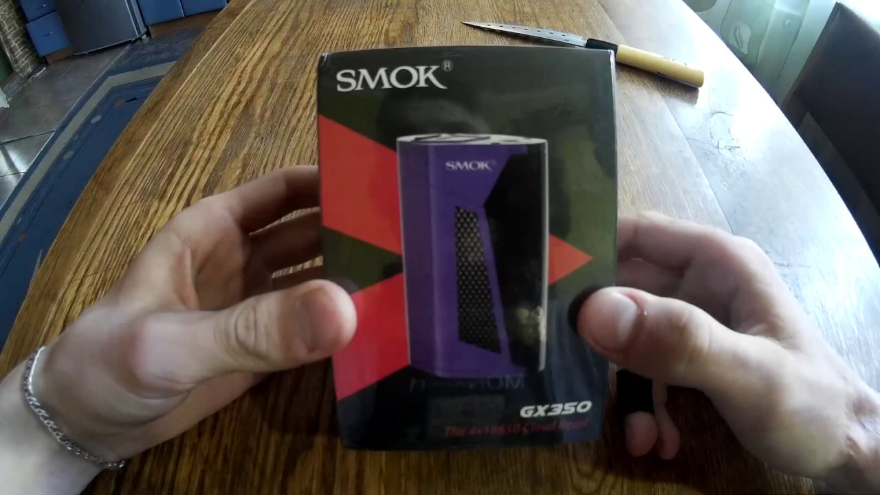 Распаковка мода GX350 от Smok / Unboxing vape mod GX350 from Smok