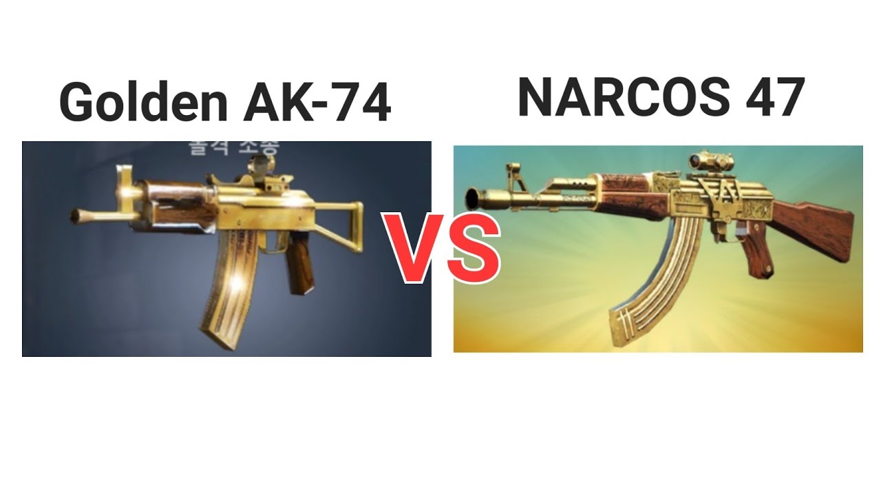 Golden AK-74 vs NARCOS 47 video   from Dead Trigger 2 & Unkilled