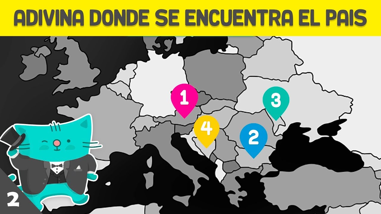 ¿Cuanto sabes de GEOGRAFÍA? Adivina el país en Europa en el mapa - Localiza los países de Europa