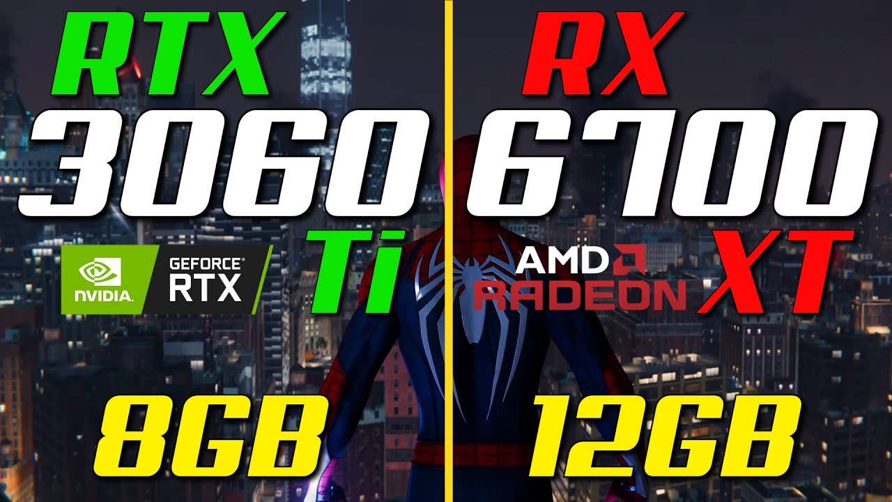 RTX 3060 Ti vs. RX 6700 XT - Test in 1440p