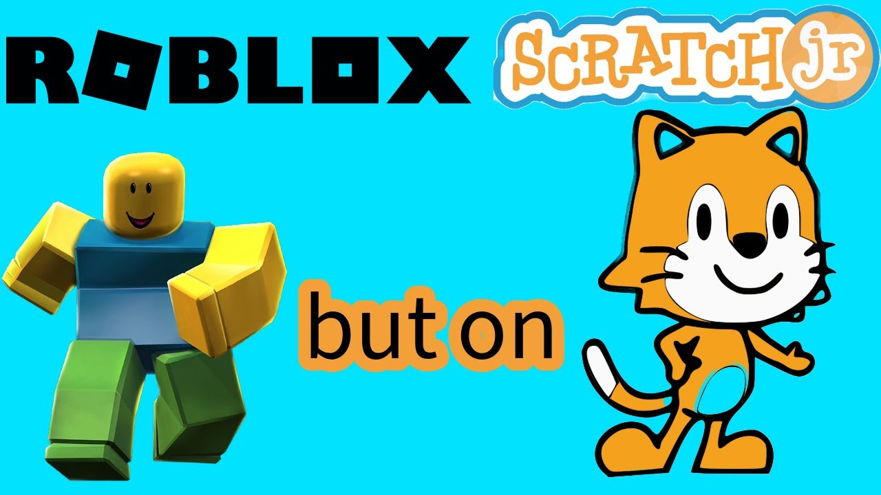 i tried to make roblox in scratch jr