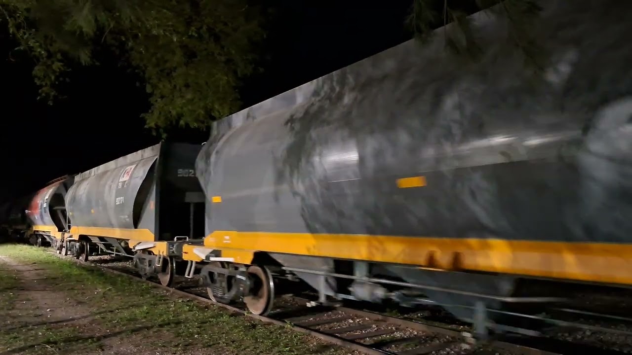 Tren Cargado NCA por Ex Estación Súper Intendente Ledesma (Tacanas)