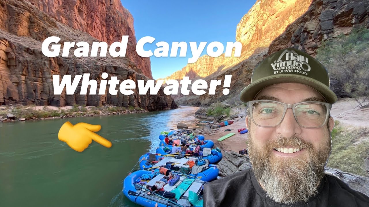 Whitewater Rafting POV on the Colorado River in the Grand Canyon.