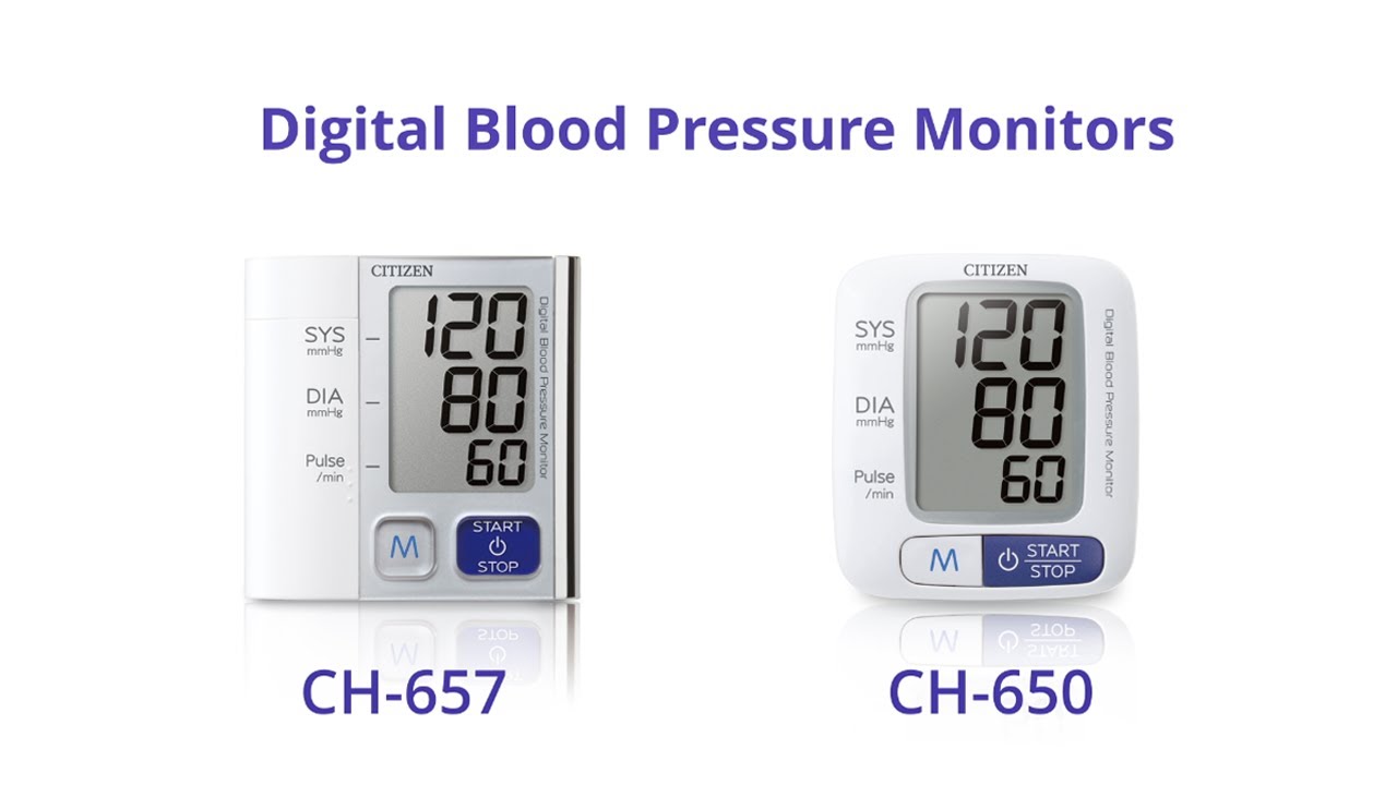 CITIZEN CH-657/CH-650 wrist blood pressure monitor