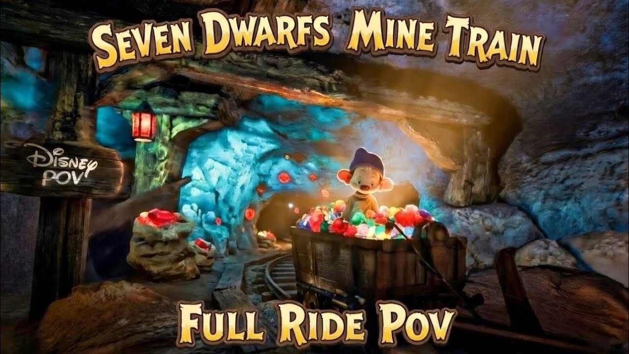 Seven Dwarfs Mine Train Full Ride POV [4K] Magic Kingdom WDW