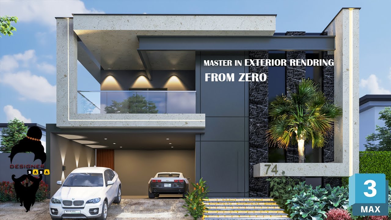 Mastering In Exterior Lighting and Rendering || Max & VRay