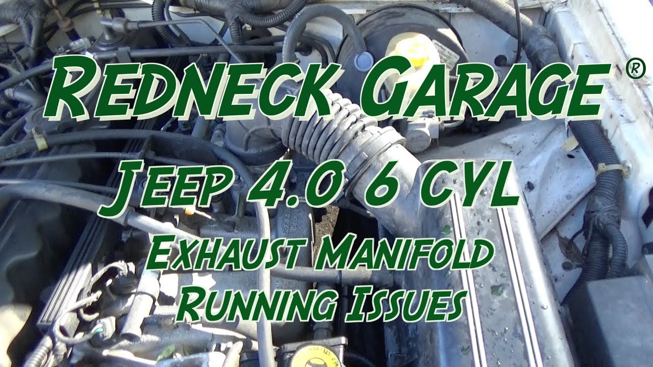 Jeep 4.0 Exhaust Manifold and Running Issues Repair