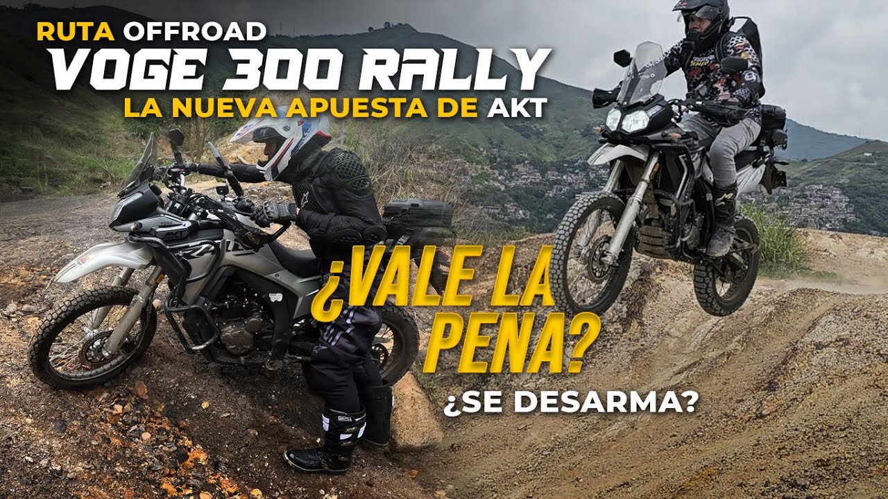 ⚡VOGE 300 RALLY⚡ de AKT 🌄prueba en Ruta offroad🌄 ¿Vale la pena?