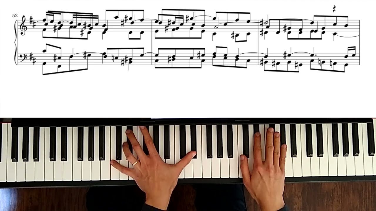 Kyrie eleison I, Mass in B minor (piano transcription played on CLP-785)