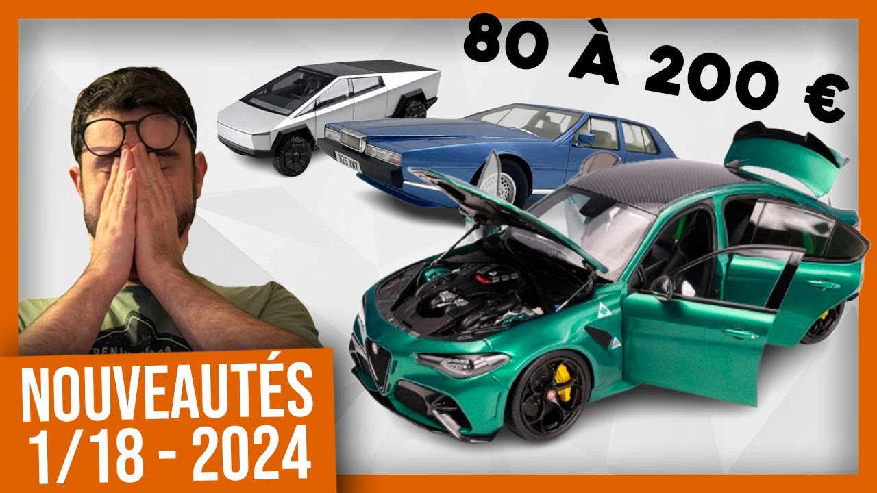 Les nouveautés 1/18 de 2024 à plus de 80 € (et moins de 200 €)