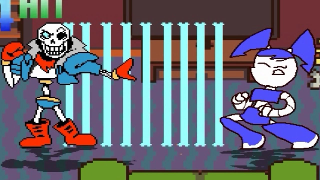 Awesome Battle of DisBelief Papyrus vs. XJ9 Jenny (Best of 7 Fights) Player 1 vs Player 2