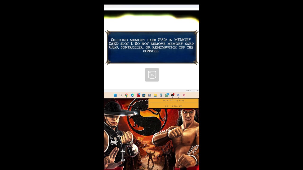 GAS SIN LAGI MORTAL COMBAT PS2