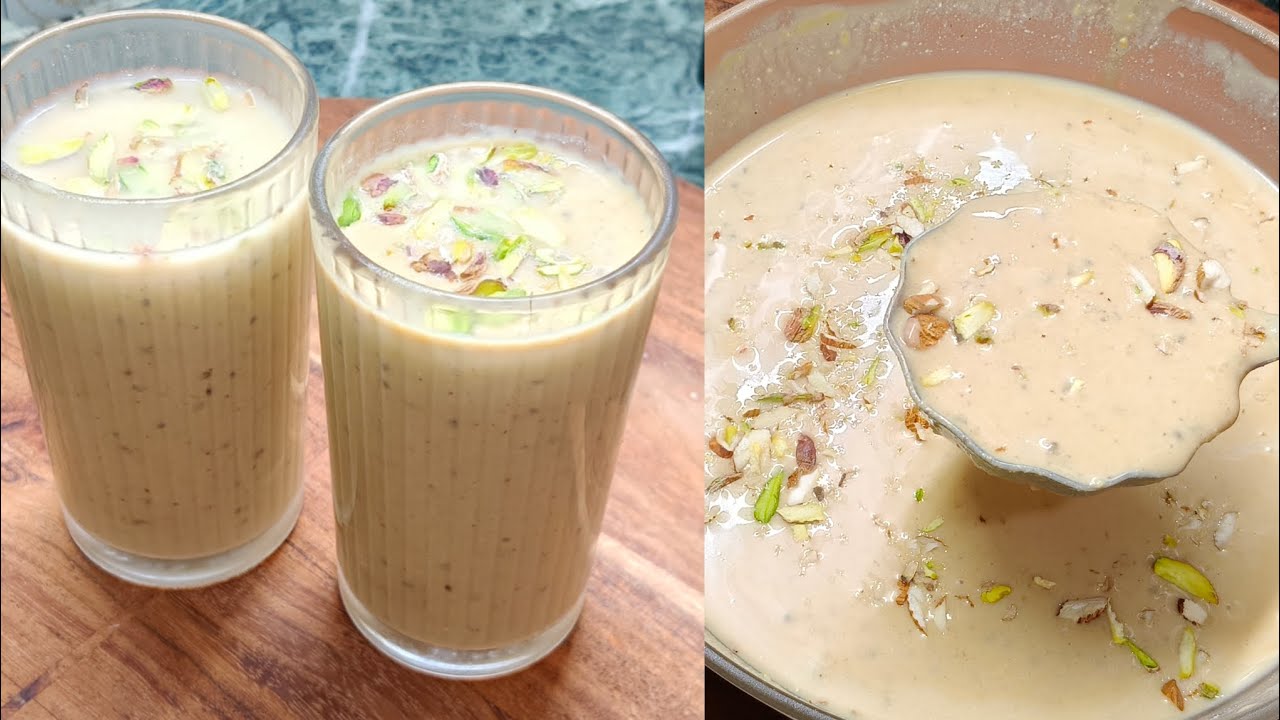 Ramzan special drink recipe creamy healthy drink