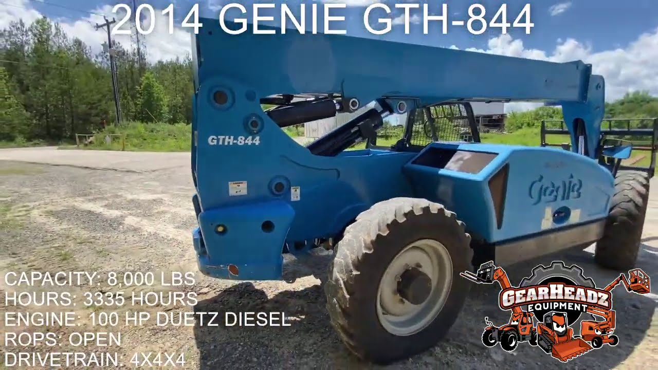PRODUCT REVIEW - 2014 GENIE GTH-844 TELEHANDLERS - GEARHEADZ EQUIPMENT