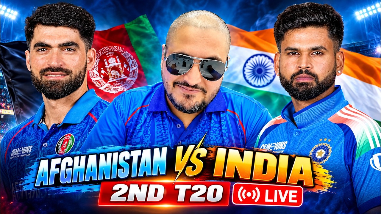 Afghanistan vs India 2nd T20 LIVE  | T20I Series Friendship Cup 2026