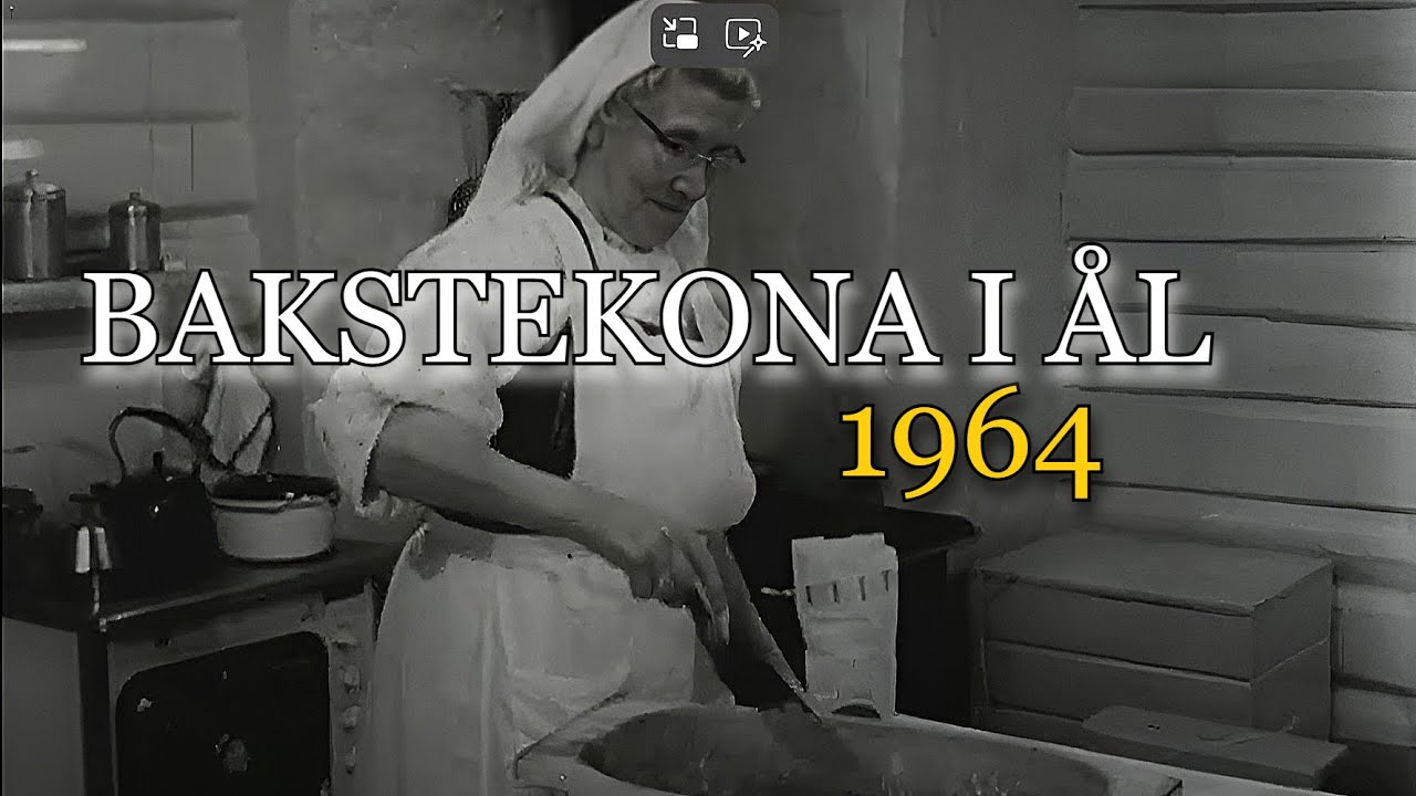 Bakstekona i &Aring;l i Hallingdal - 1964.
