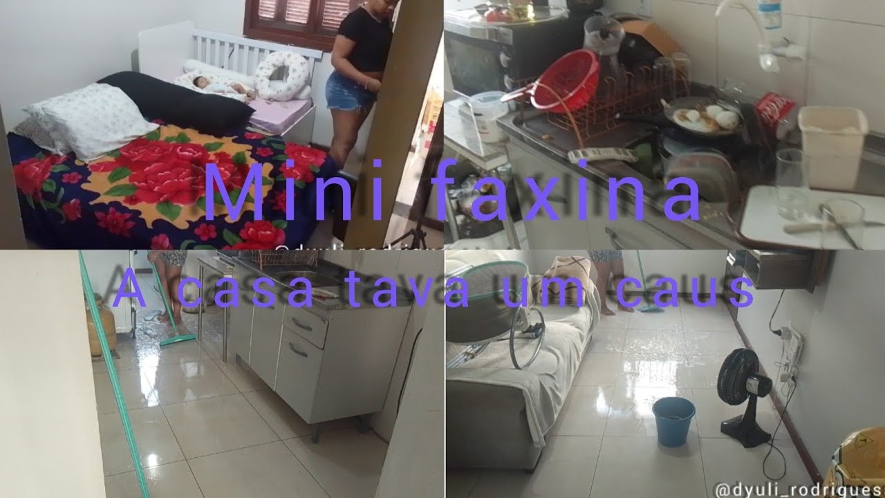 Minha casa precisava DISSO! ⚠️ Faxina completa: Sala, Cozinha e Quarto