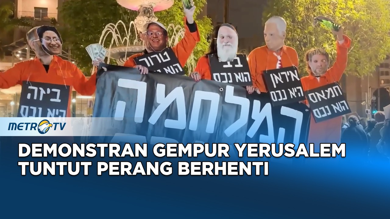 Protes di Yerusalem Serukan Hentikan Perang Israel-Lebanon-Iran