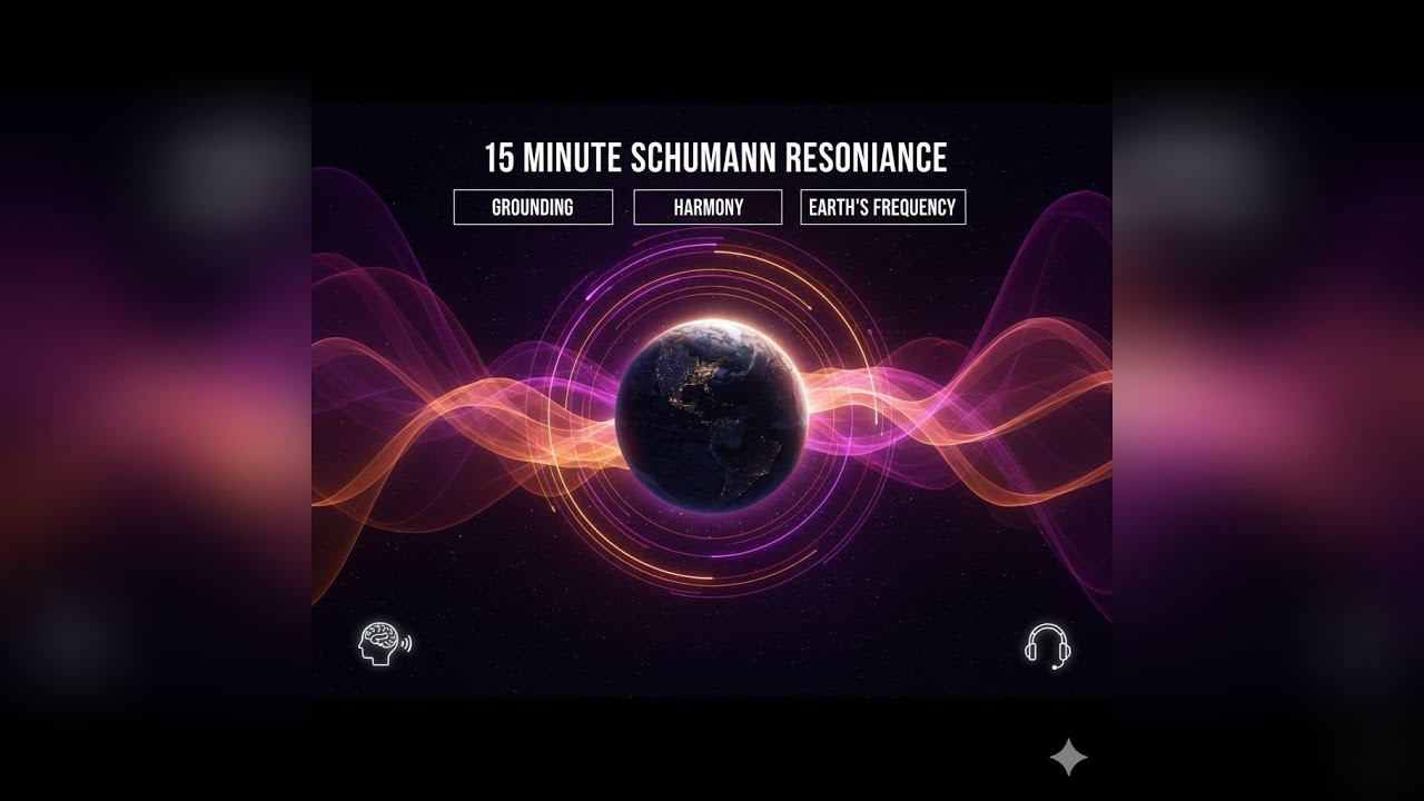 Schumann Resonance 7.83 Hz: Grounding & Relief | #binauralbeats  for #meditation #meditationmusic