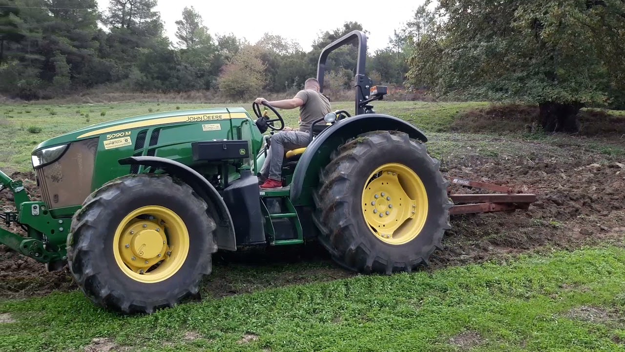 οργωμα με John Deere 5090M!