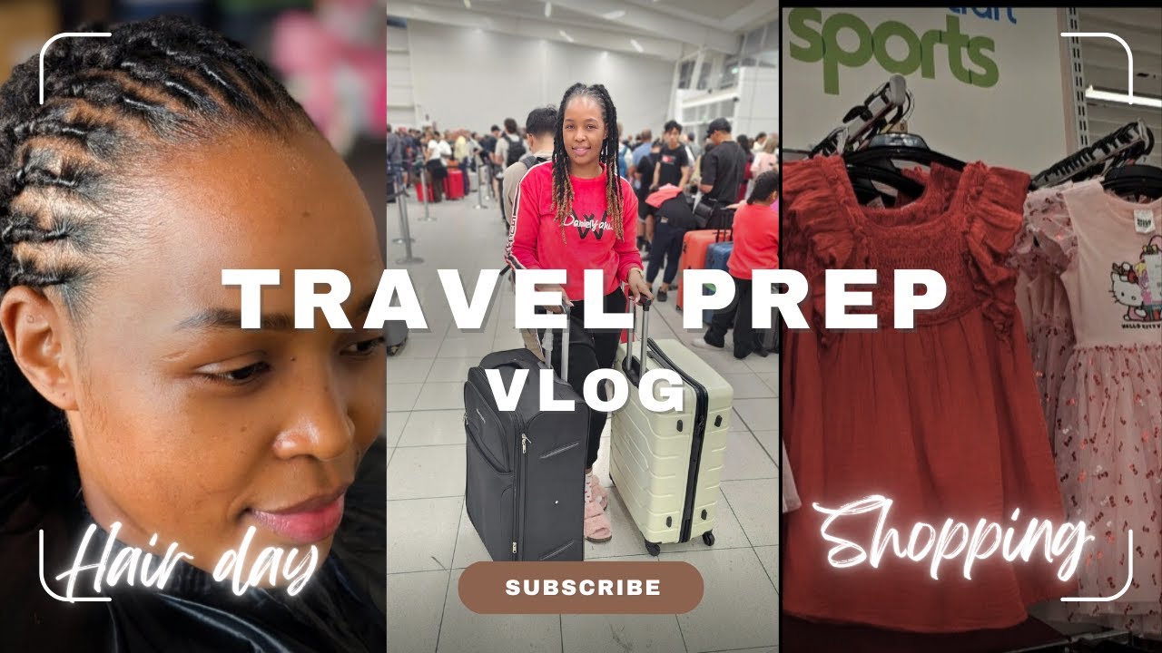 KENYA TRAVEL PREPARATION VLOG 🇰🇪 |SHOPPING, HAIR MAINTENANCE &PACKING #shoppingvlog #hairmaintenance