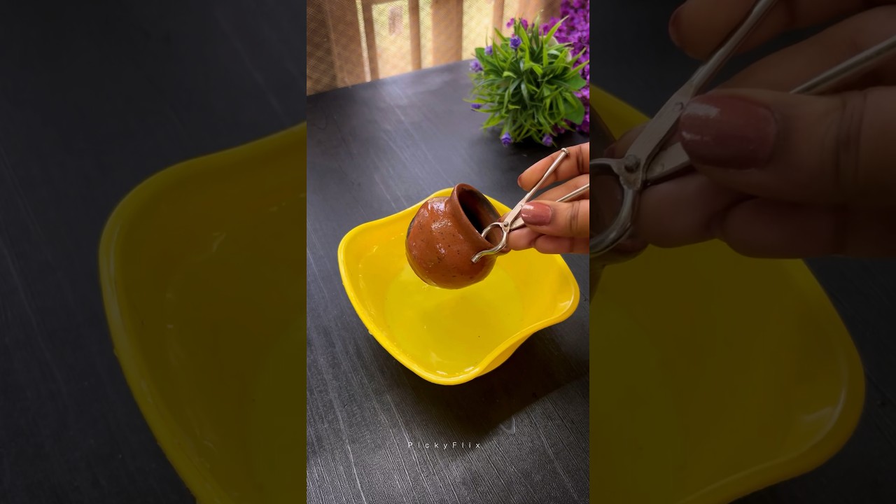 Janmashtami Special DIY Dhoop Stand | Lord Krishna Pot Smoke Fountain #shorts #diy #smokefountain