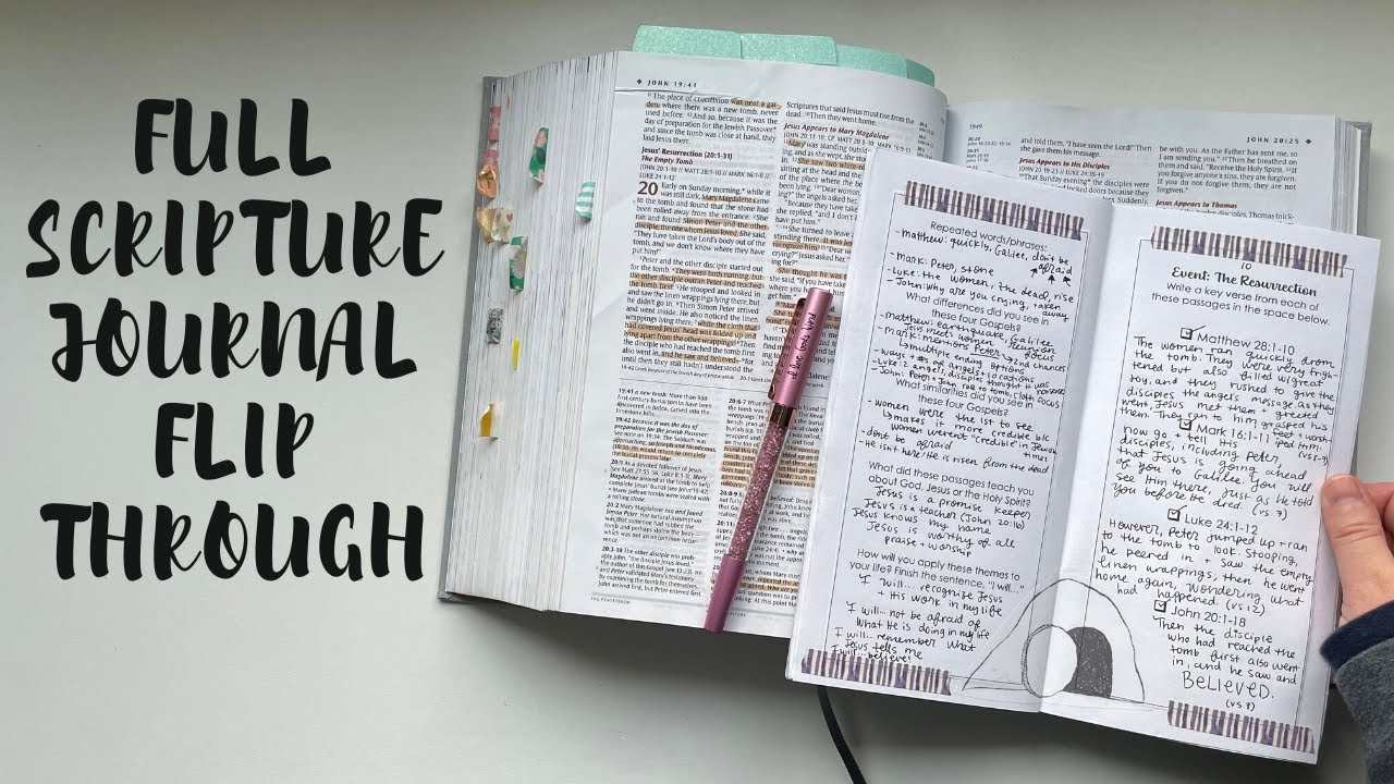 FULL Lent Scripture Writing Journal Flip Through | Creative Faith & Co.