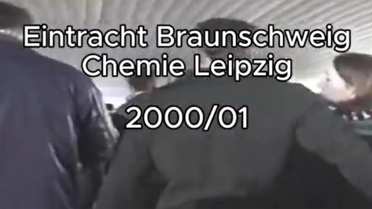 Chemie Leipzig bei Eintracht Braunschweig. Ostdeutschland 2000/01