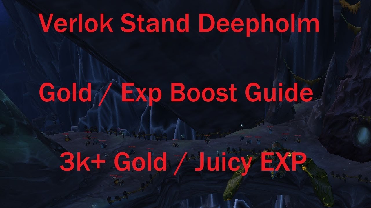 WoW Cataclysm Verlok Stand Gold/Exp Boost Guide