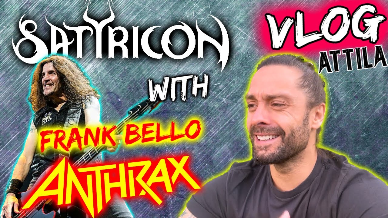 SATYRICON Rehearsals with FRANK BELLO (ANTHRAX) for Summer 2024 ⚡ VLOG