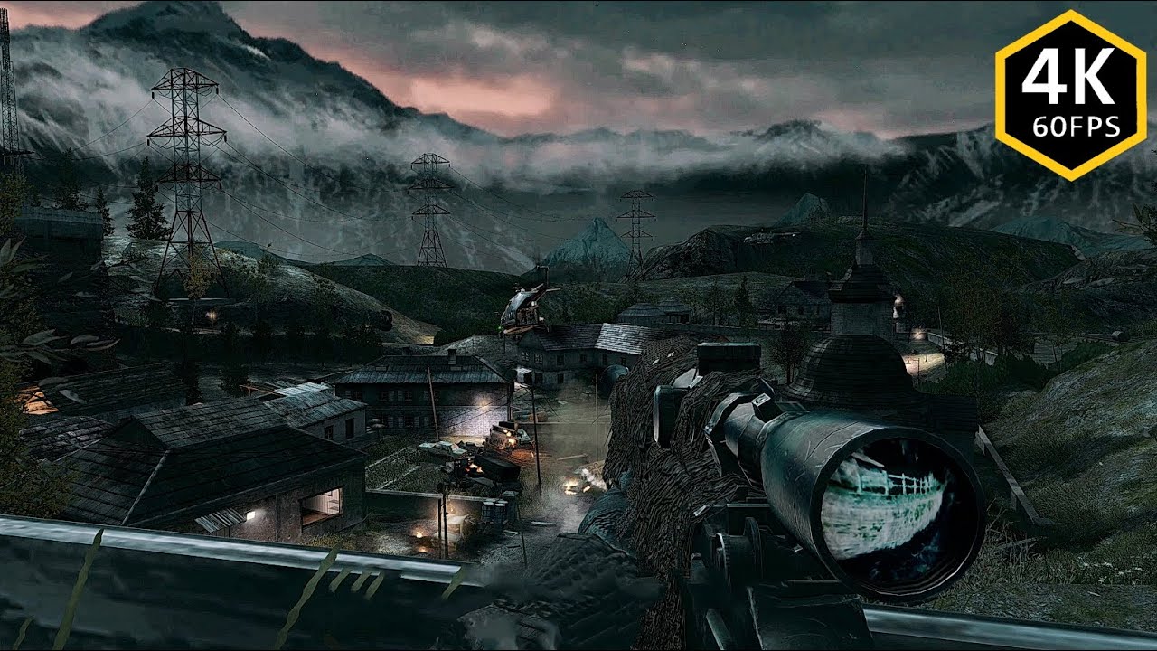 Blackout｜Mission 4｜Call of Duty 4: Modern Warfare｜[4k 60FPS]