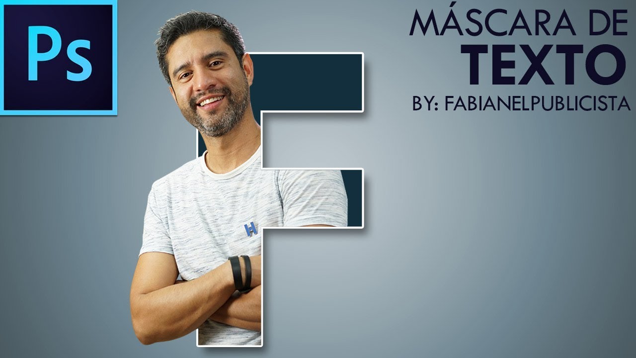 Máscara de texto | Photoshop | TUTORIAL #72 | Español