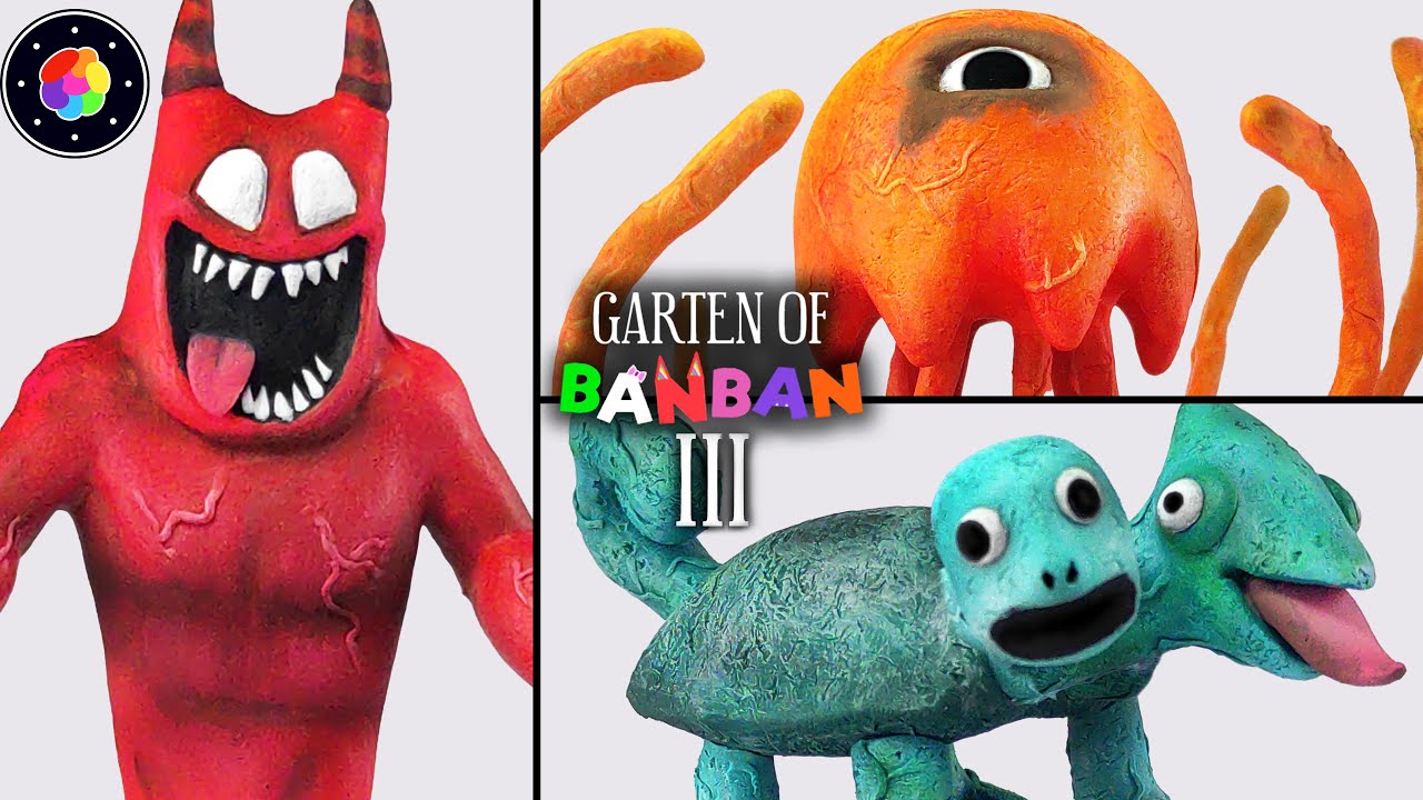 ESCULPIENDO a STINGER FLYNN, BANBAN, TAMATAKI y CHAMATAKI (Garten of Banban 3) Clay | PlastiVerse