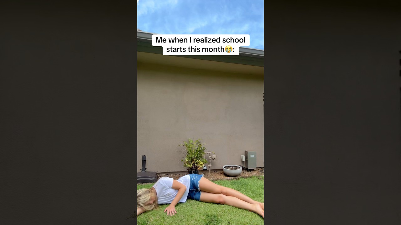 How&rsquo;s summer already ending??😭#shorts #shortsfeed #tiktok #adiaava #trending #school #relatable