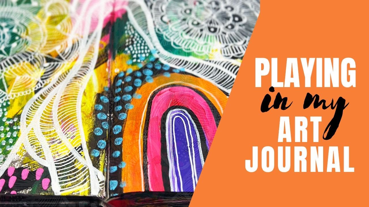 playing in my art journal