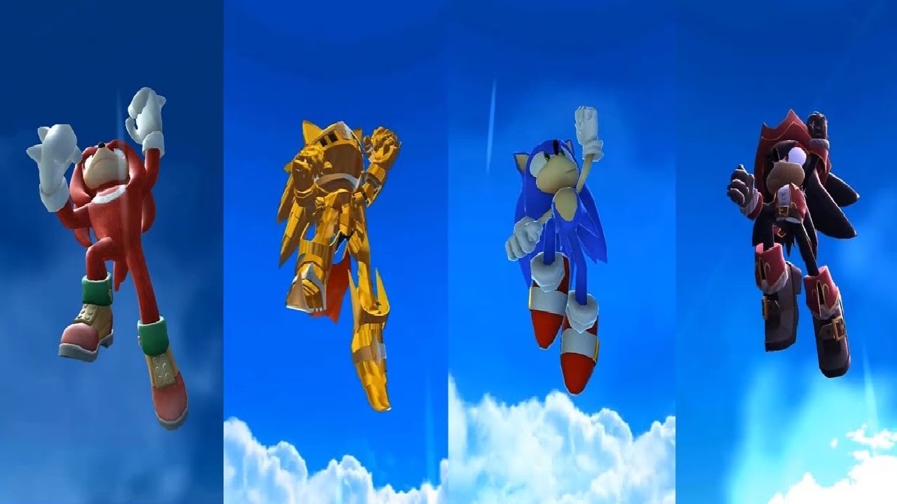 Sonic Dash x Sonic the Hedgehog 2 - SONIC VS Movie Knuckles VS EXCALIBUR SONIC VS Captain Shadow