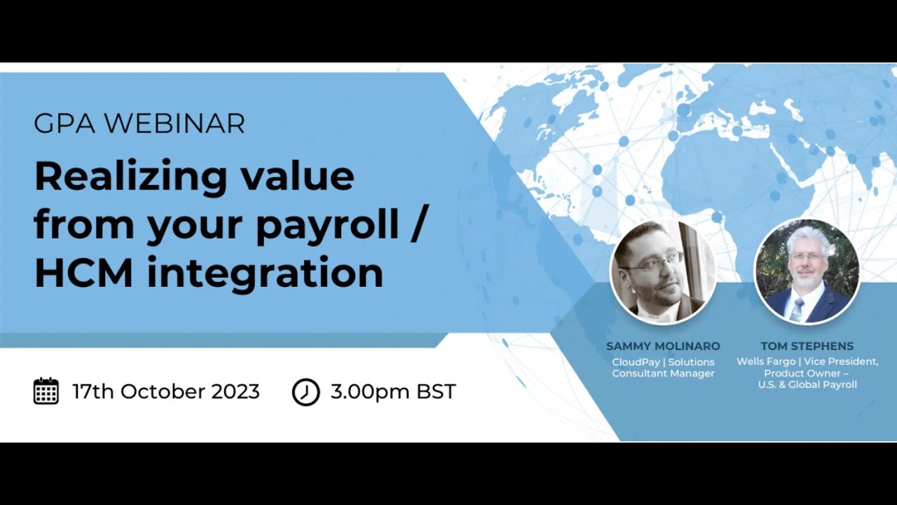 Realizing value from your payroll / HCM integration