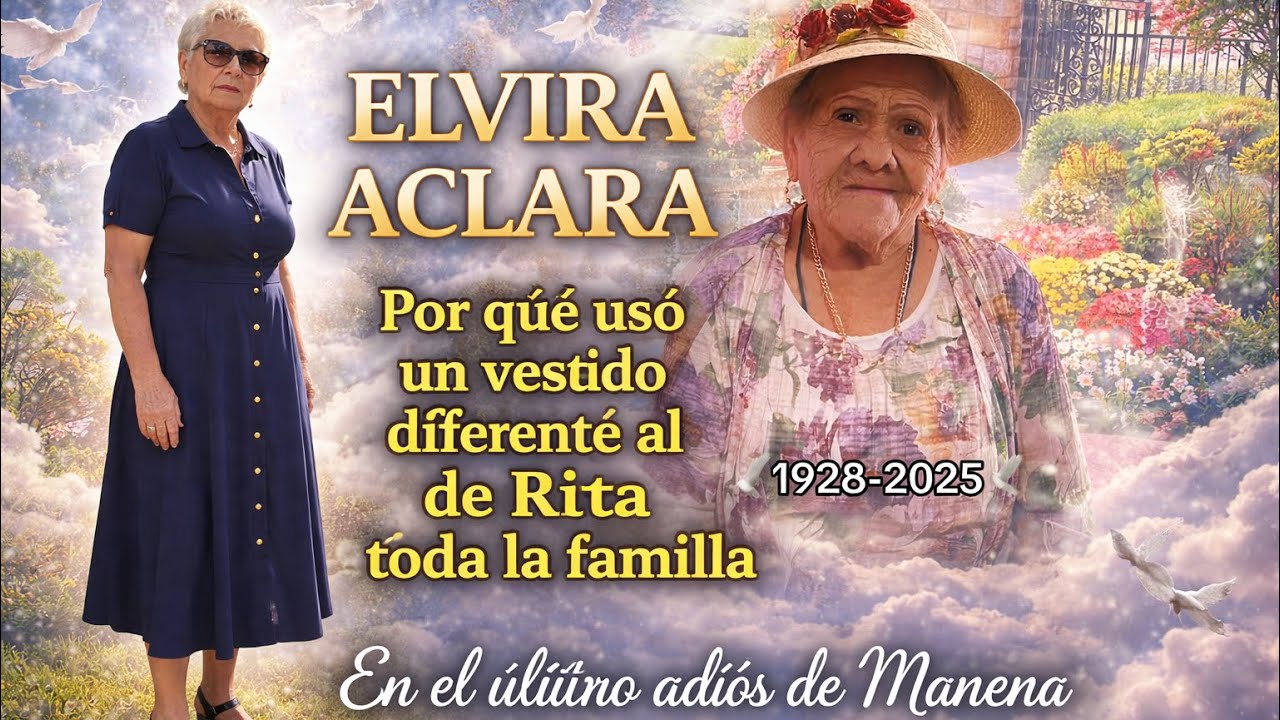 Elvira hija de Manena aclara por qué usó un vestido ￼ diferente a los que utilizaron sus familiares