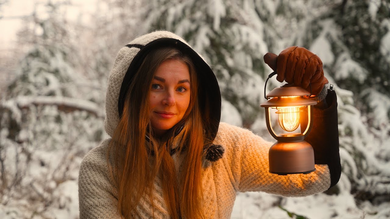 Съёмки на морозе | Свежие следы пумы и уютное место у костра