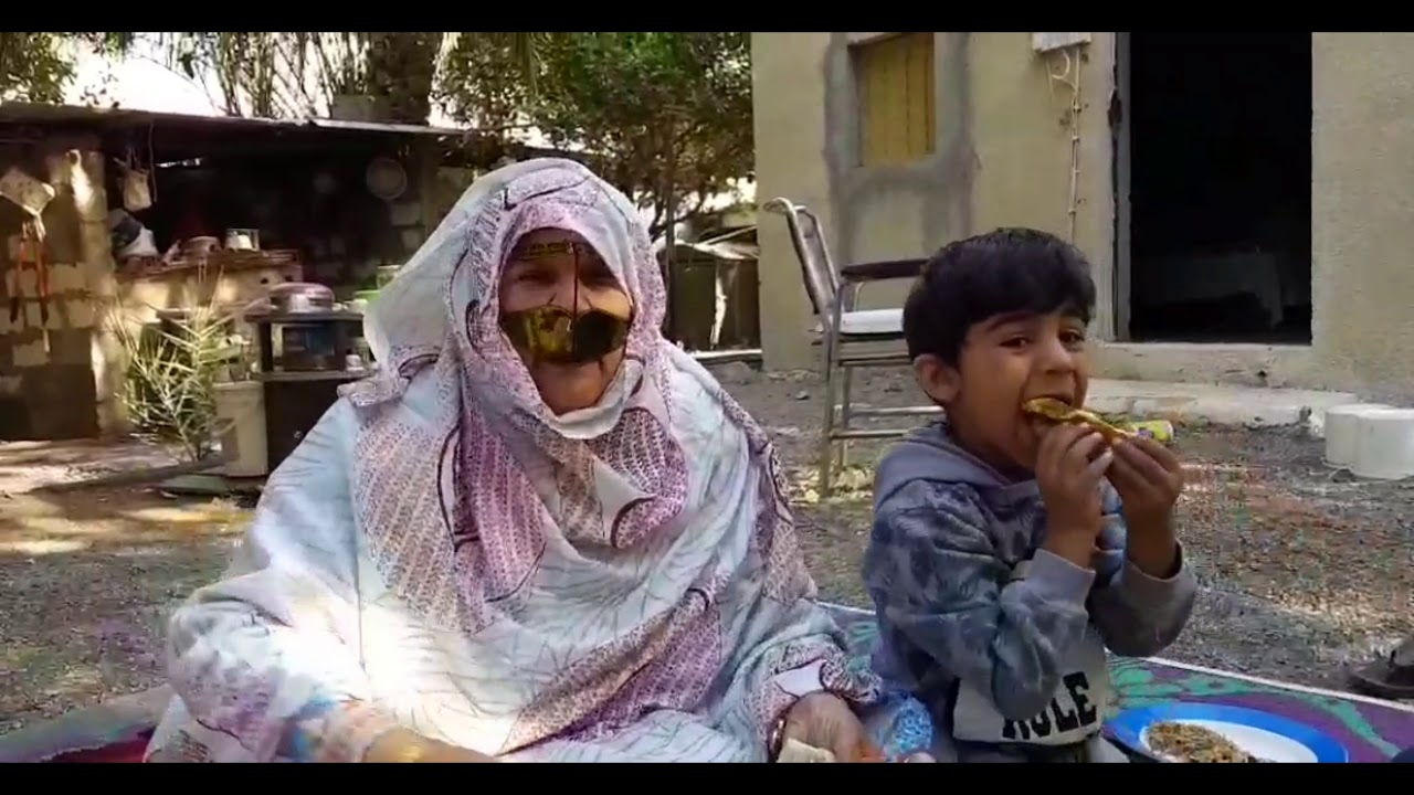 تغطية سناب رحاب الظنحاني لزيارة الوالدة أم حامد في منطقة يبسه