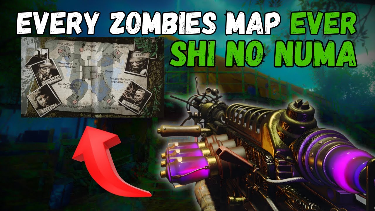 4 Corners Only Challenge, Shi No Numa (EVERY ZOMBIES MAP EVER)