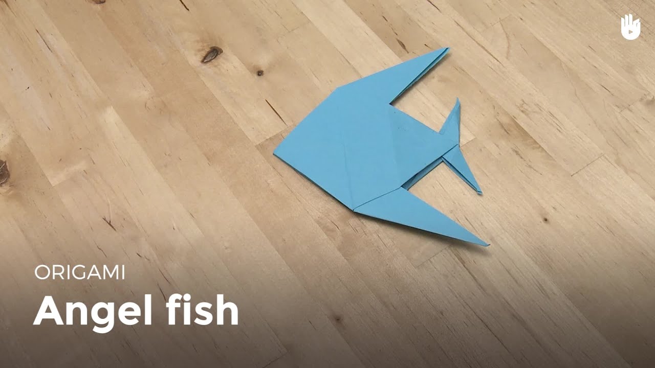 Learn how to make origami easily: The Angel fish