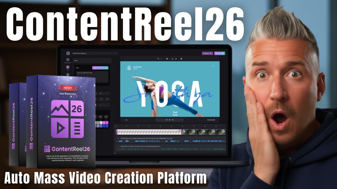 Обзор ContentReel26: Превратите любой URL-адрес в короткие видеоролики за считанные минуты.