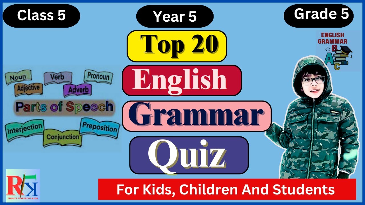 English Quiz For Grade 3, 4,5,6 | English Quiz  | English Trivia Quiz | English IEO Olympiad Quiz🤔