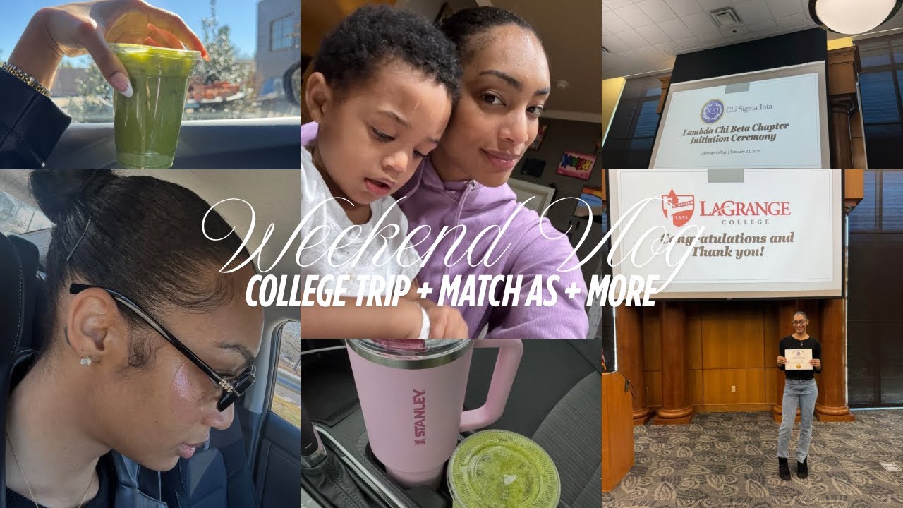 VLOG | i’m a 28 year old college student + roadtrip + matcha + more 