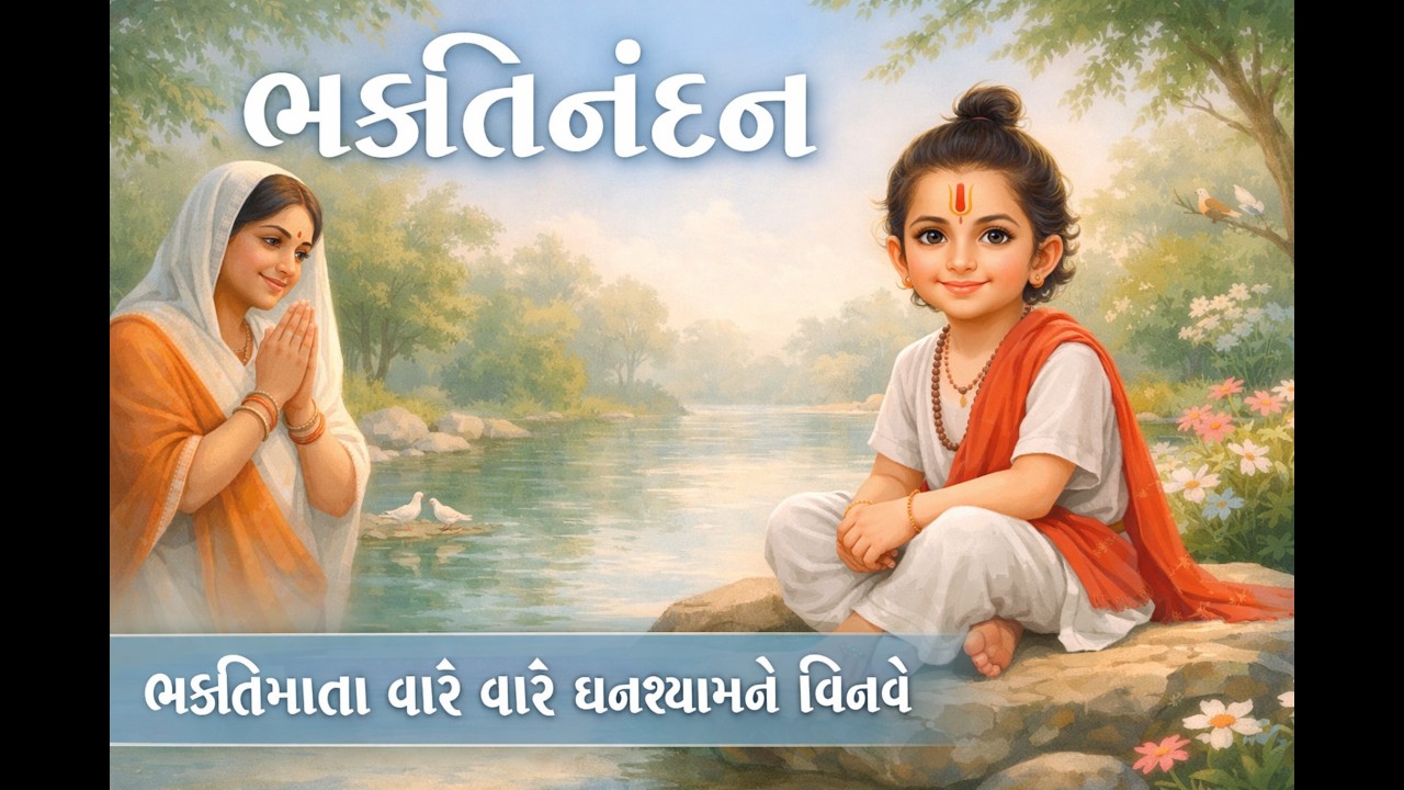 ભક્તિનંદન | ભક્તિમાતા વારે વારે ઘનશ્યામને વિનવે | Swaminarayan Beautiful Kirtan