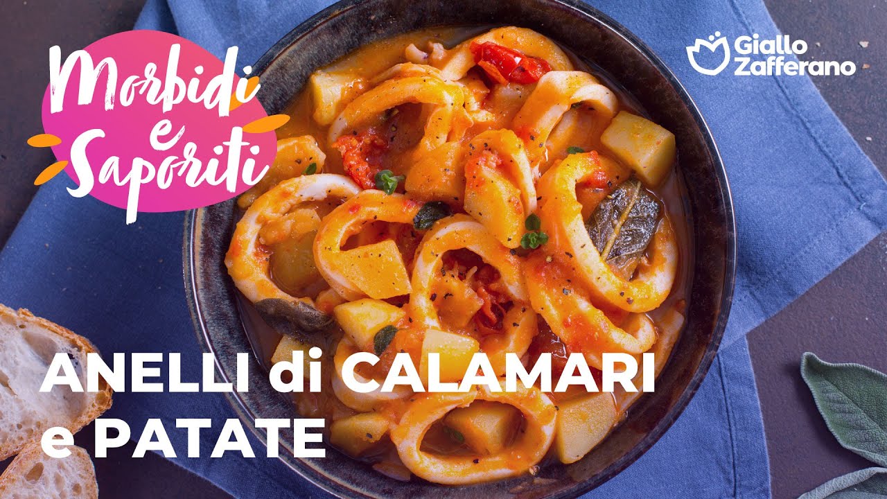 ANELLI di CALAMARI e PATATE - la RICETTA PERFETTA per un RISULTATO MORBIDO e SAPORITO😍🌊🦑🥔