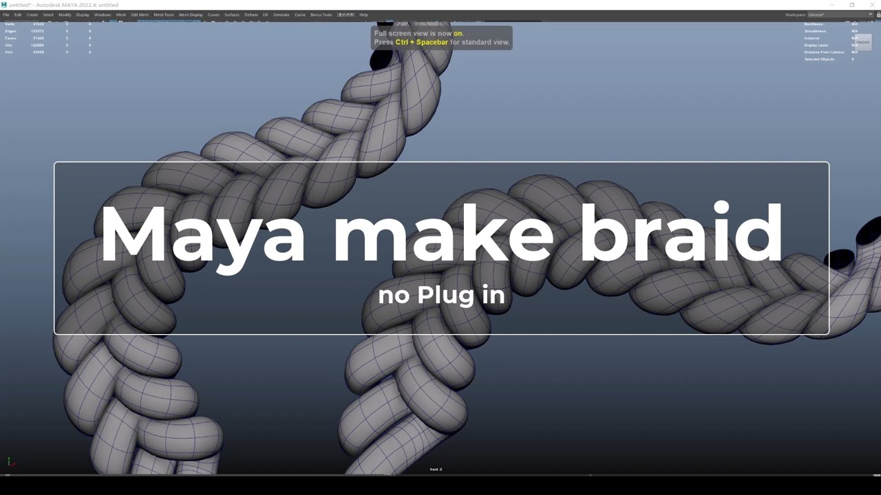 Maya make braid