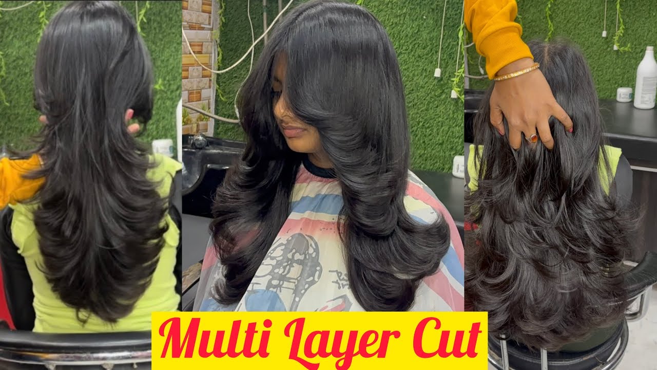 How To Multi Layer Step Cut || Long Layer Hair Cut || #multilayerstepcut #hairstyle  || Haircut || 