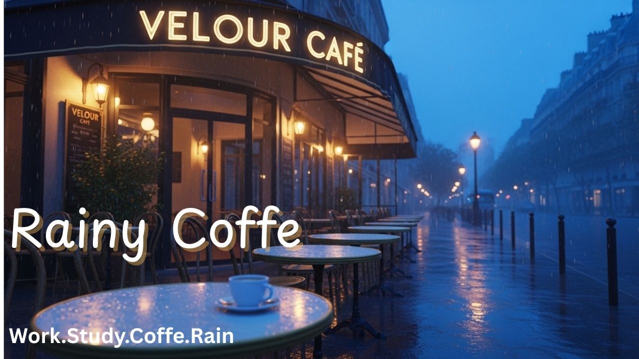 Urban Rainy Night Café 🌆 Smooth Piano Jazz for Creative Work & Inspiration